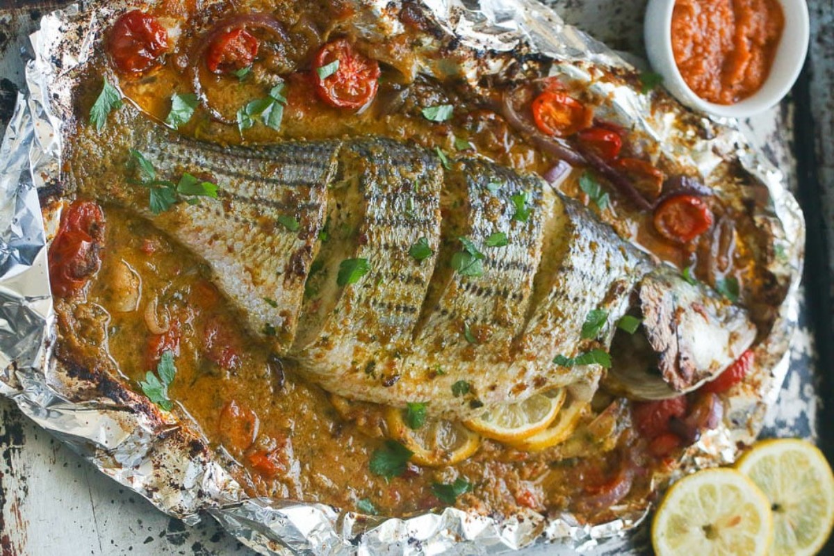 Oven Grill Fish (Seabass)