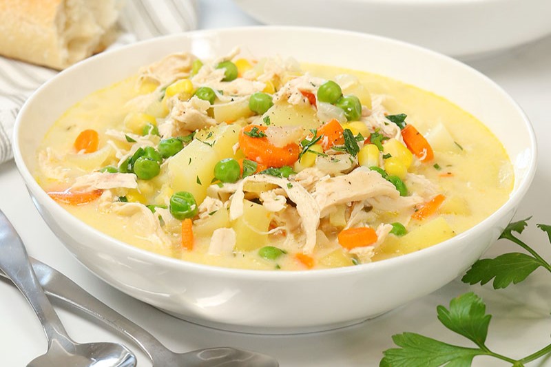 Hearty Buffalo Chicken Soup